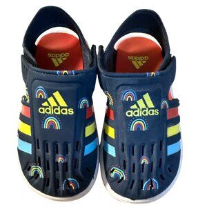 adidas Boy's Closed Toe Water Sandals - 10T - RARE Pattern